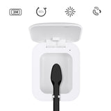 YOSHIKO UV Toothbrush Sterilizer Portable USB Recharged Toothbrush Sterilizer Cleaner Organizer Holder Case with Ultraviolet Light for Home and Travel 2 Types (Type1)