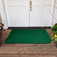 Rubber Door Mat Anti-Fatigue Floor Mats 23" x 35" for Kitchen Restaurant Bar Floor Mat New Garage Garden Commercial Indoor Outdoor Mat Green