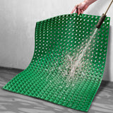 Rubber Door Mat Anti-Fatigue Floor Mats 23" x 35" for Kitchen Restaurant Bar Floor Mat New Garage Garden Commercial Indoor Outdoor Mat Green