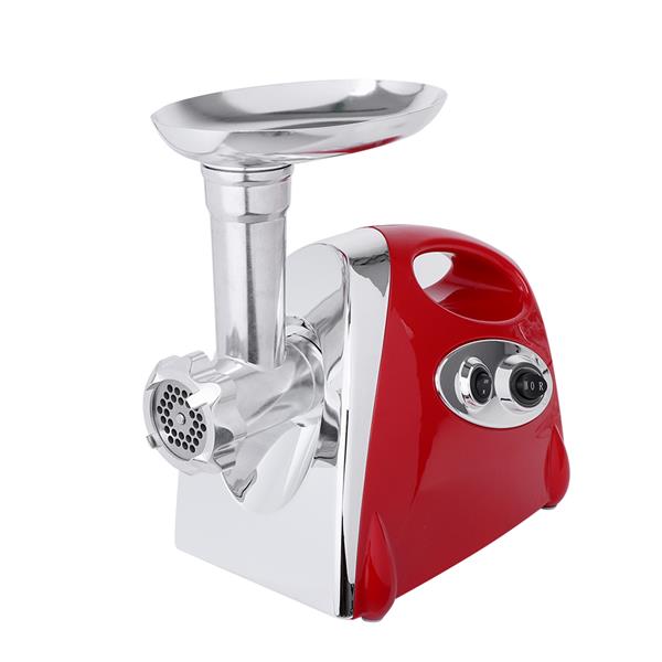 Electric Meat Grinder With 4 Knifes for KitchenAid 800w Stainless Steel Meat Mincer Enema Machine & Sausage Stuffer Meat Machine Sausage Maker Metal Food Grinder Meshes Red